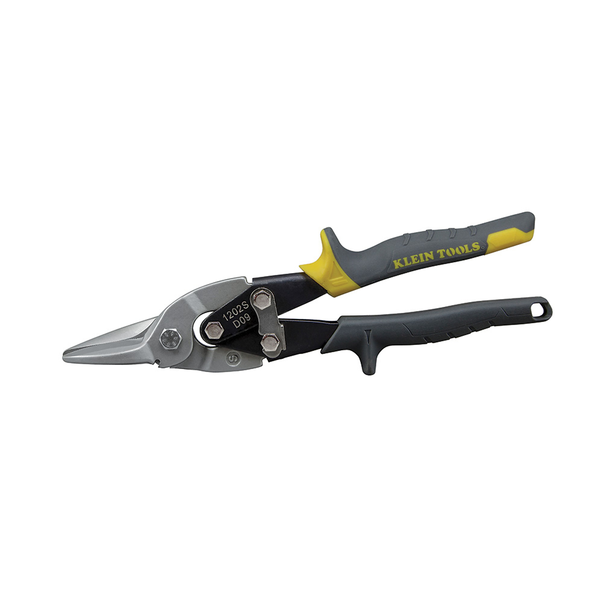 Klein Tools, Aviation Snips w/Wire Cutter, Blade Size 1.5 in, Tool Length 10.06 in, Model# 1202S